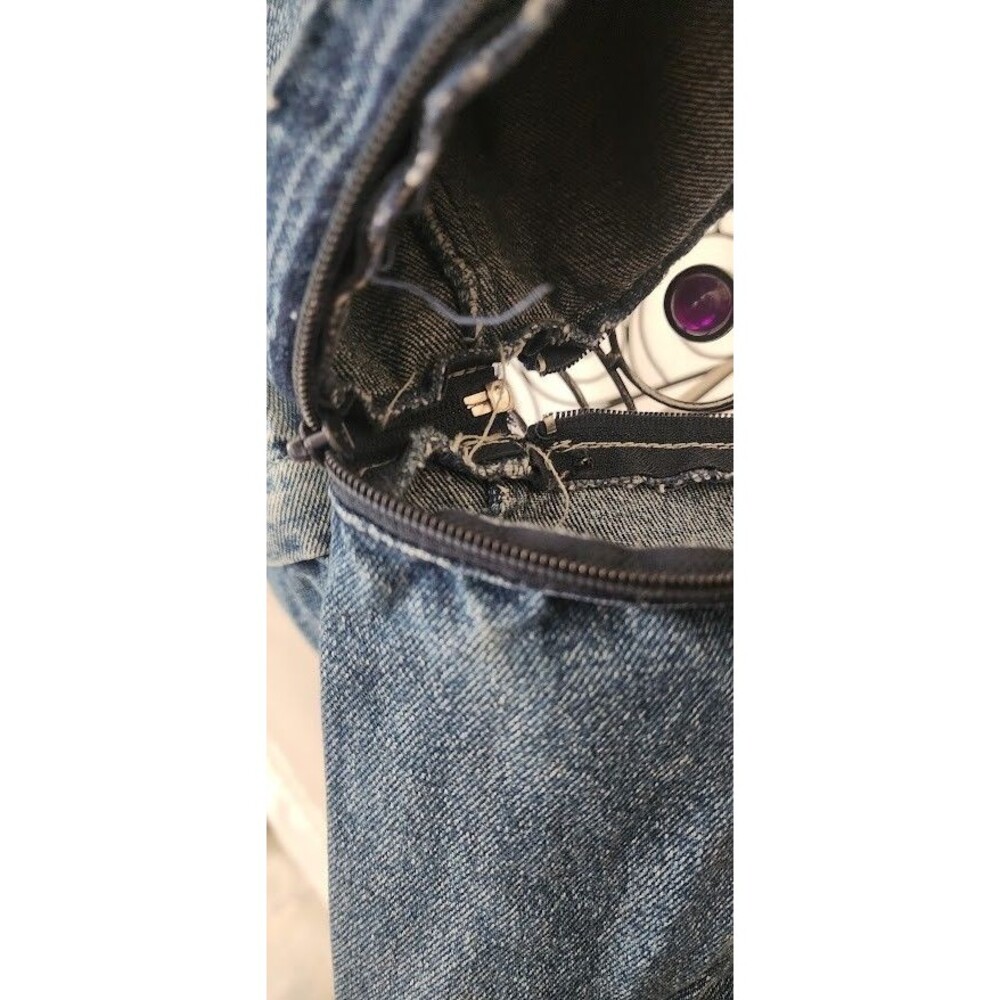 Carters Watch the Wear Carpenter Denim Jeans Pants To Shorts Boys Size 4 Vintage - Picture 11 of 12